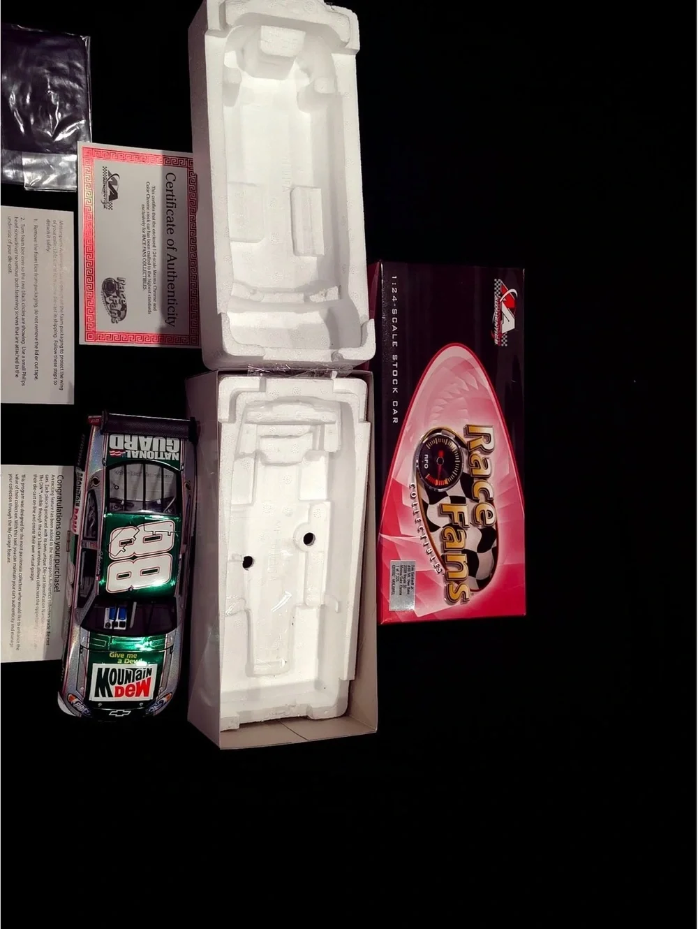 Dale Earnhardt Jr. #88 Mountain Dew Retro 2008 Impala SS 1:24 Scale Diecast Car